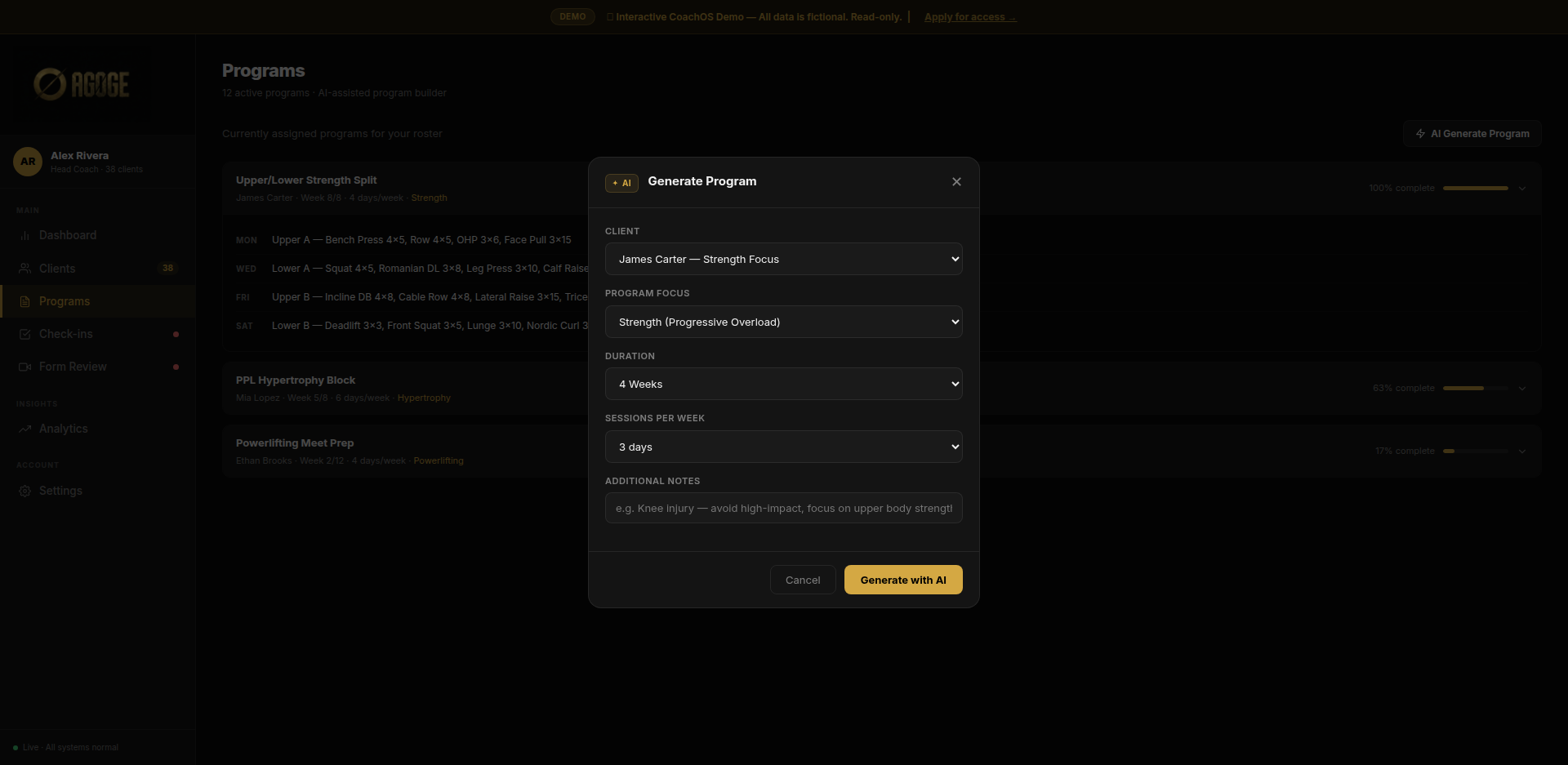 AI program builder